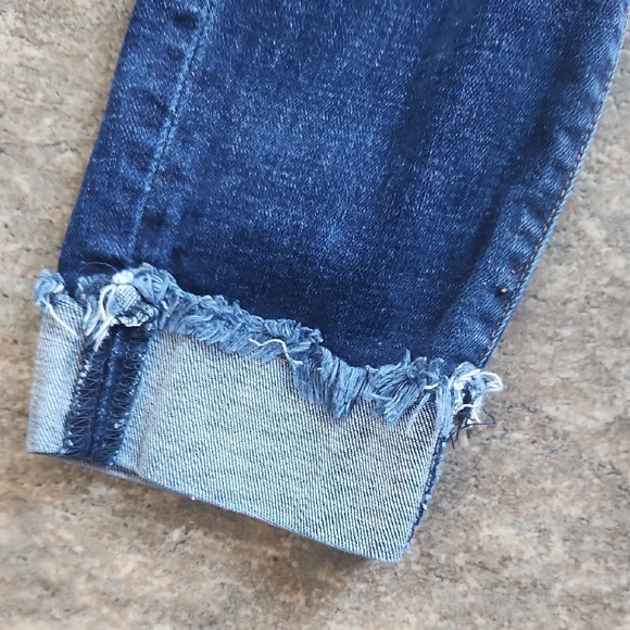 KanCan Dark Blue Distressed Skinny Jeans - Picture 9 of 11